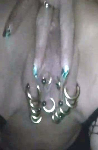 Pierced Pussy Mature Marina Set