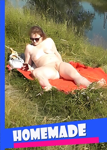 Riverside Naked MILF Sunbathing