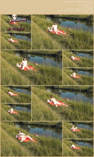 Riverside Naked MILF Sunbathing
